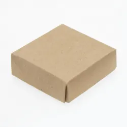 Truffle Box; Natural Kraft Folding Lid